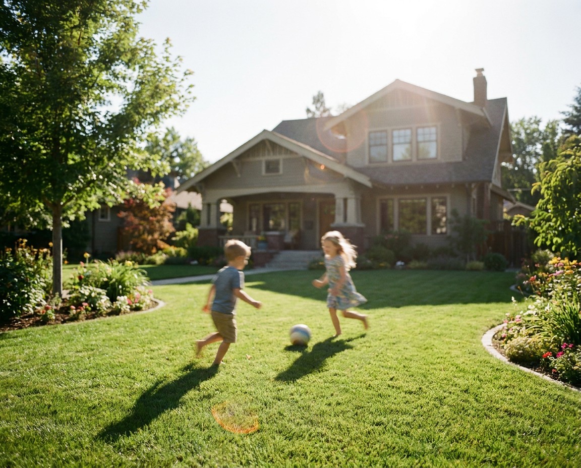 Backyard Playing